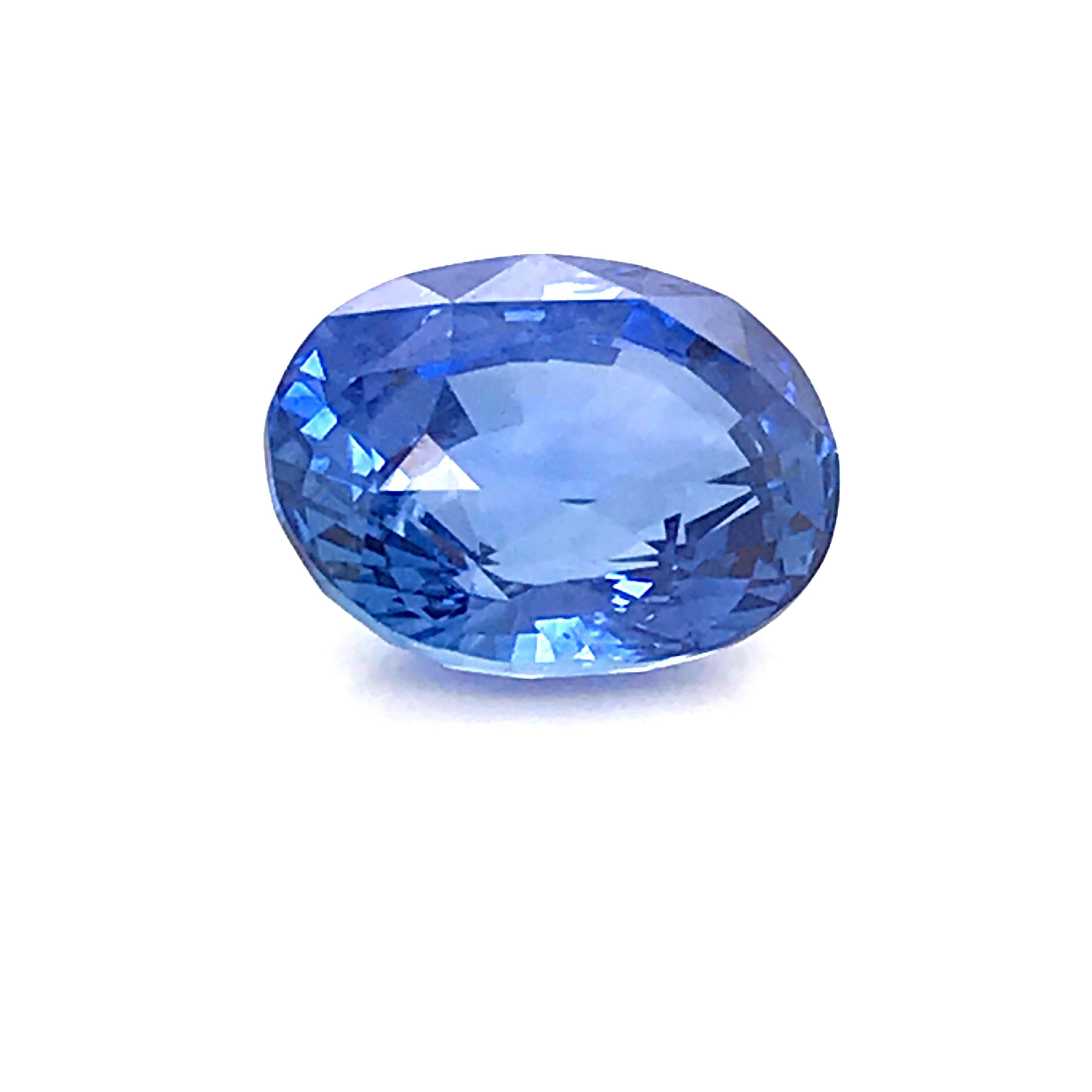 Natural Sapphire Certified Origin Sri Lanka Shape Oval Color Blue GRS Certificat
Discover this exceptional stone Natural Sapphire from Sri Lanka 
Shape Oval blue Color 
Weight 4.34 ct 
Dimensions 10.50 x 8.11 x 6.04 mm 
Shape Oval
Color Blue 
GRS