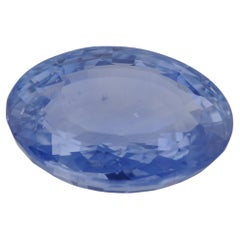 Natürlicher Saphir Ceylon unbehandelt 7,18ct Blau +Zertifikat