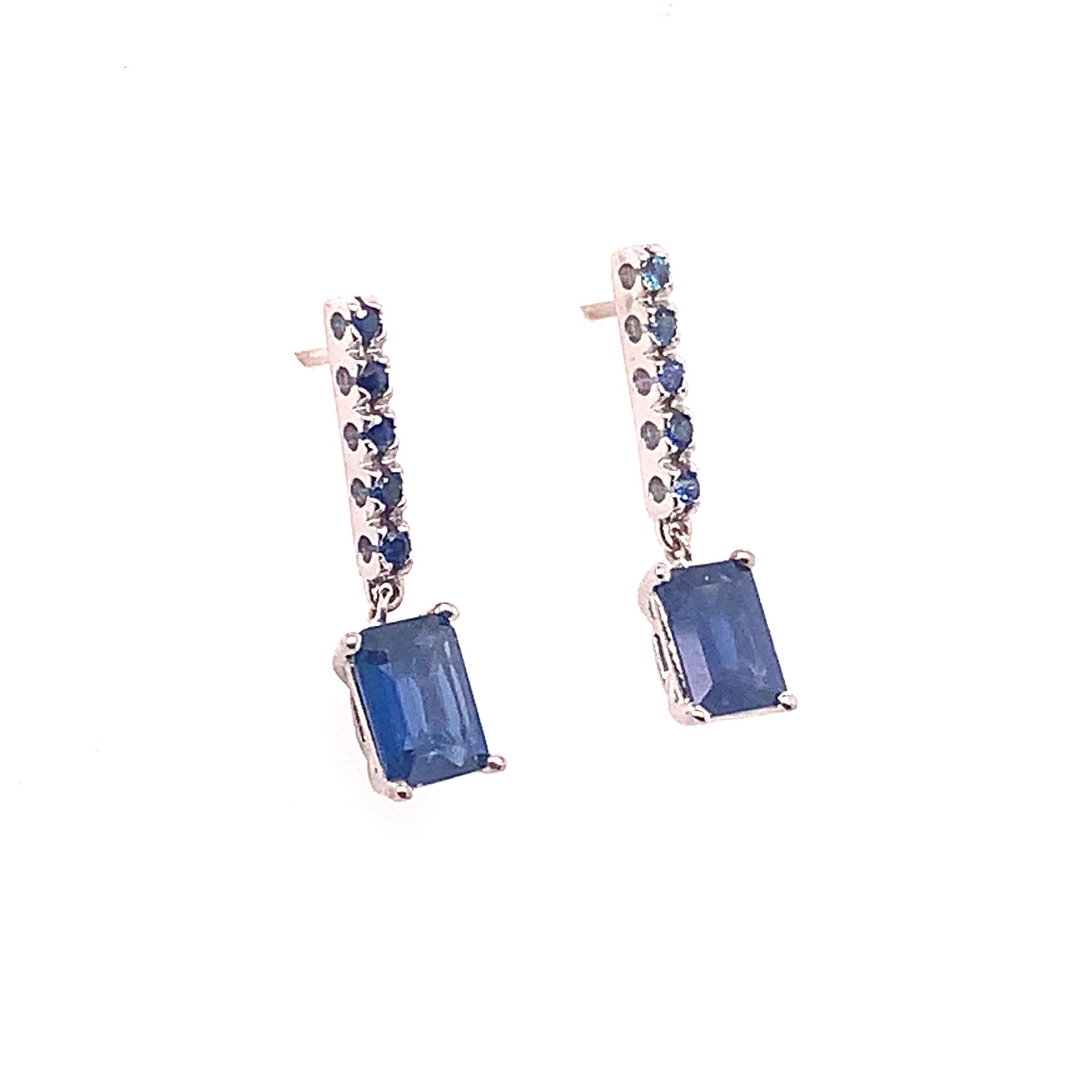 Natural Finely Faceted Quality Sapphire Dangle Earrings 14k Gold 2.01 TCW Certified $3,950 018682

This is a Unique Custom Made Glamorous Piece of Jewelry!

Nothing says, 