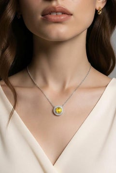 Natural Sapphire Diamond Necklace 18" 14k Gold 1.15 TCW Certified