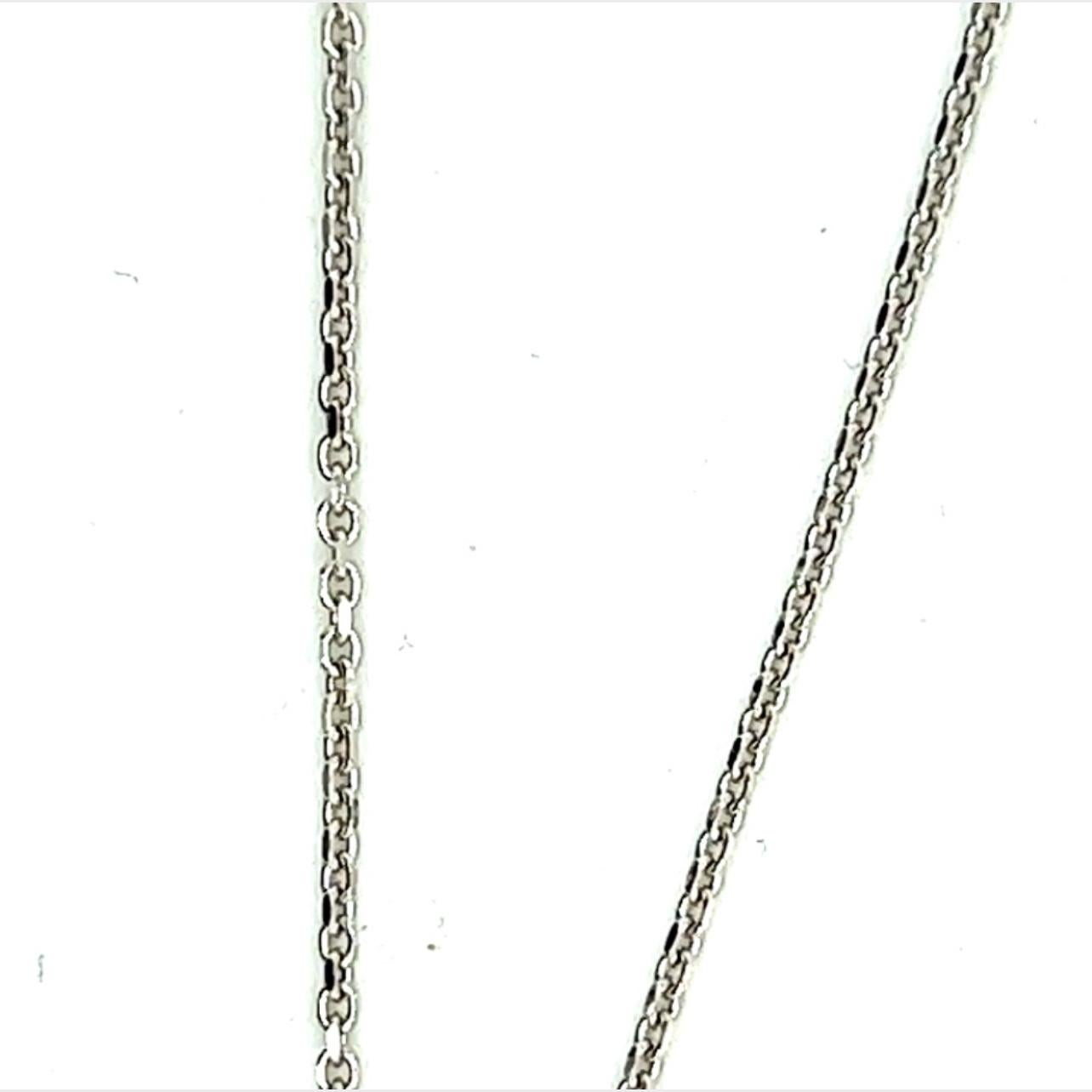 Pendentif en saphir naturel avec chaîne en or 14 carats avec diamants certifiés TCW de 2,17 carats Neuf - En vente à Brooklyn, NY