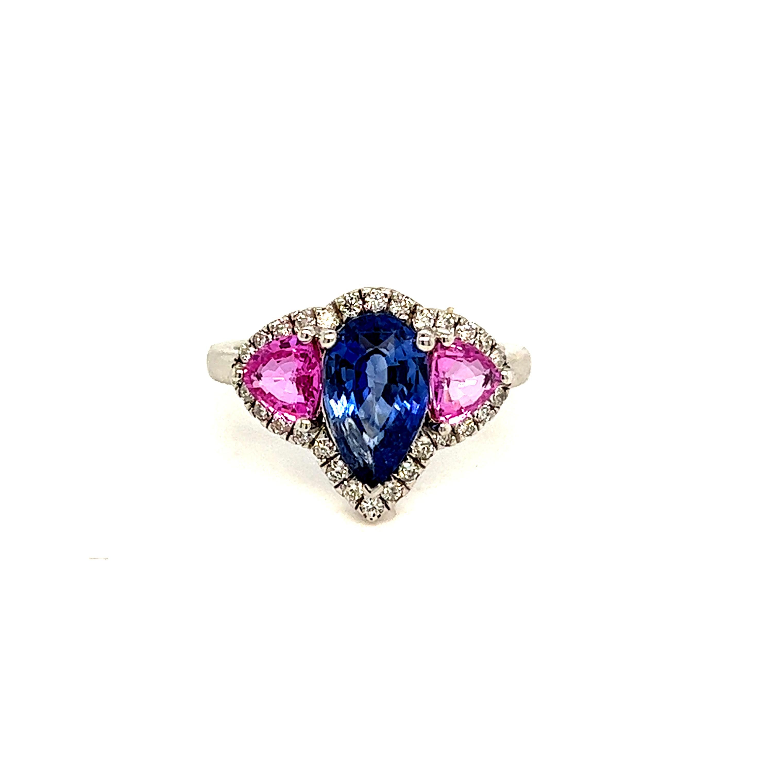 Natural Sapphire Diamond Ring Size 6.5 14k Gold 3.43 TCW Certified $7,950 215419

This is a Unique Custom Made Glamorous Piece of Jewelry!

Nothing says, “I Love you” more than Diamonds and Pearls!

This Sapphire ring has been Certified, Inspected,
