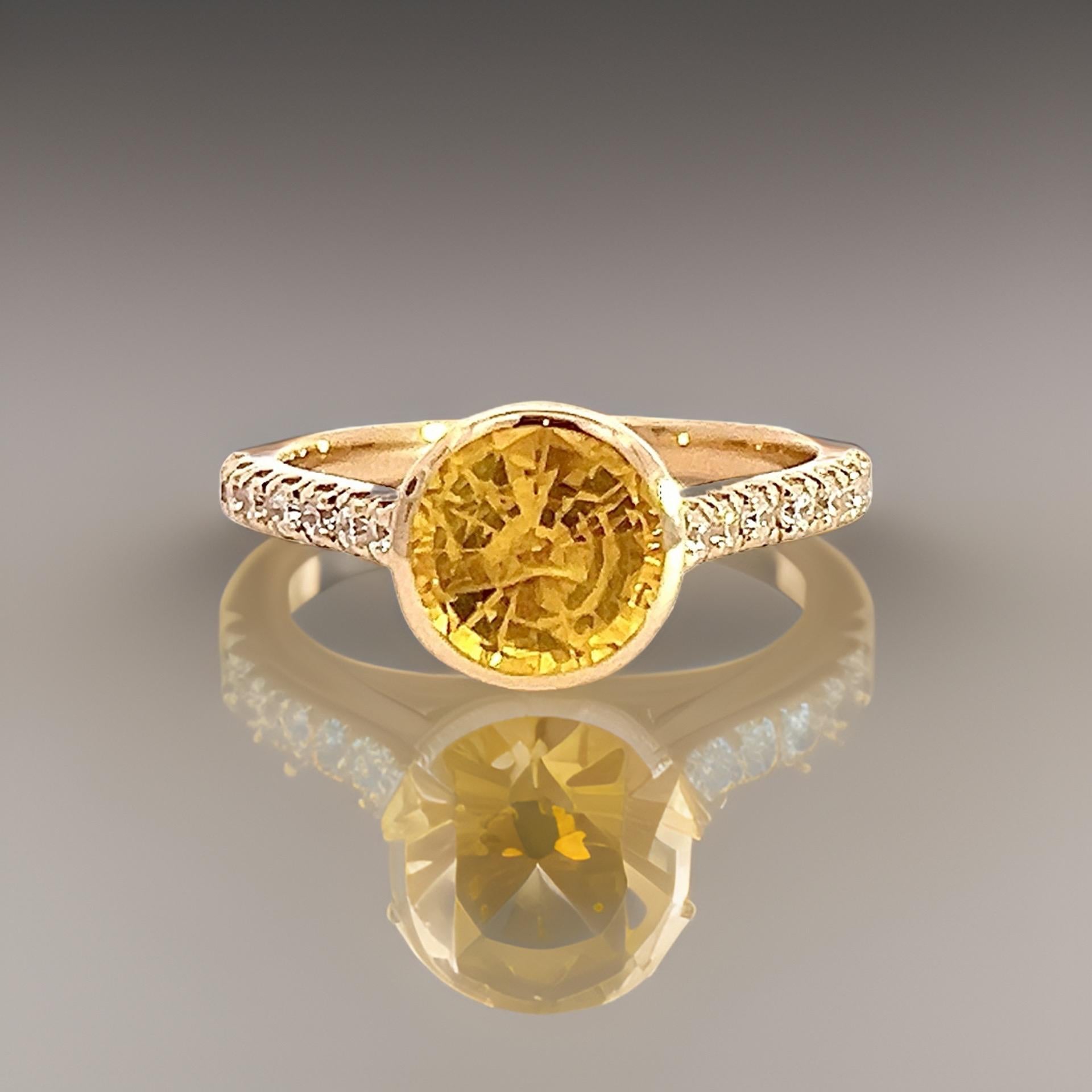 Natural Sapphire Diamond Ring 6.5 14k Y Gold 2.28 TCW Certified For Sale 8