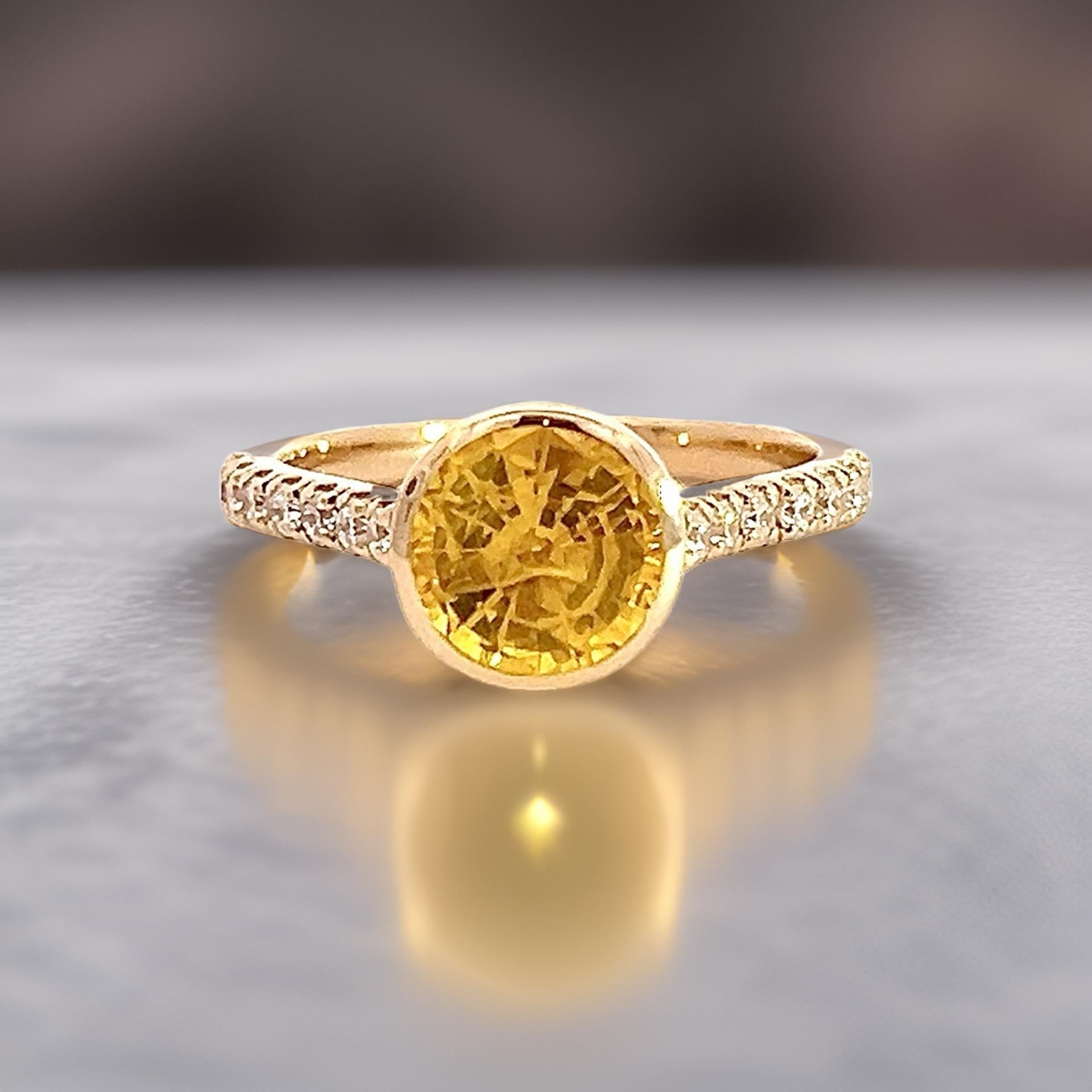 Natural Sapphire Diamond Ring 6.5 14k Y Gold 2.28 TCW Certified For Sale 10
