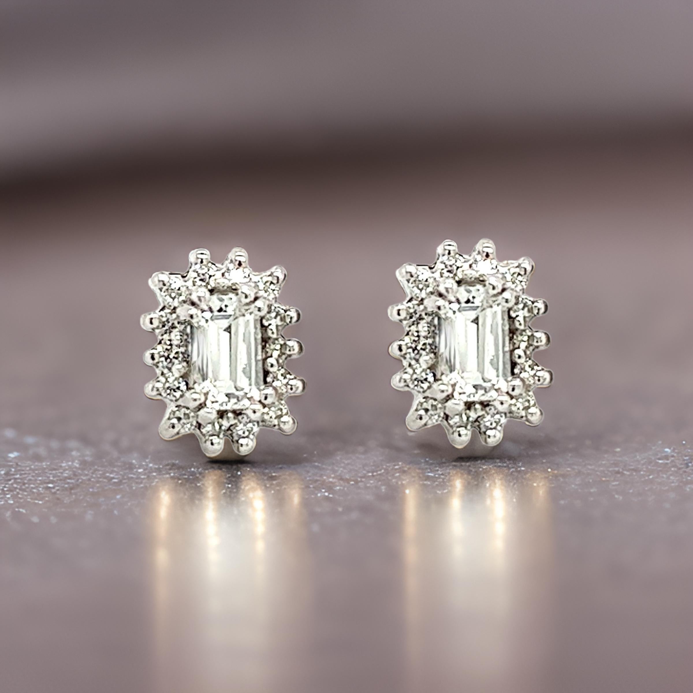 Clous d'oreilles en or 14 carats avec saphir naturel et diamants certifiés TCW 0,94 carat en vente 5