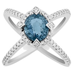Natural Sapphire Ring, 2.93 Carats
