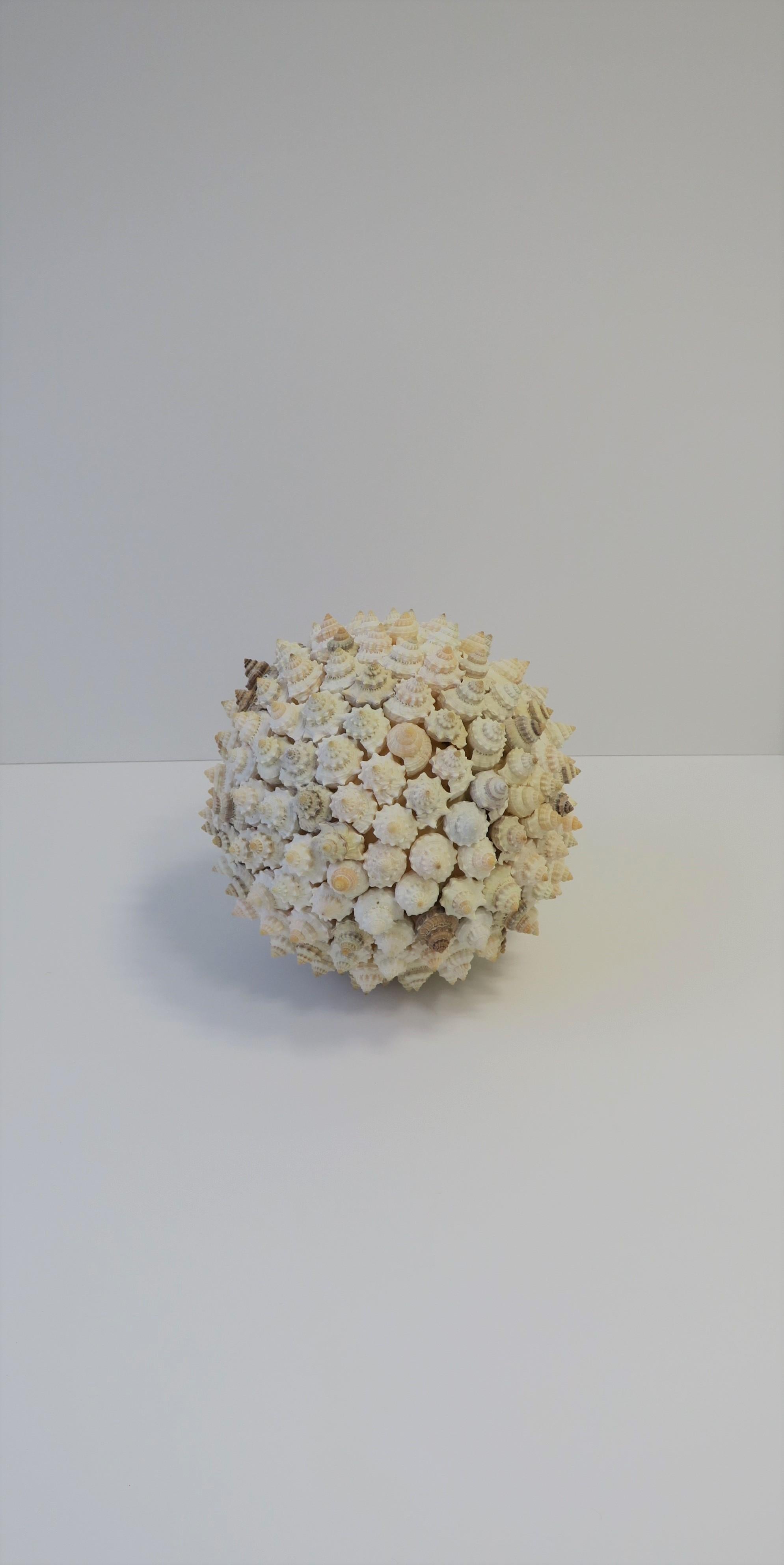 Seashell Sphere Ball Sculpture  1