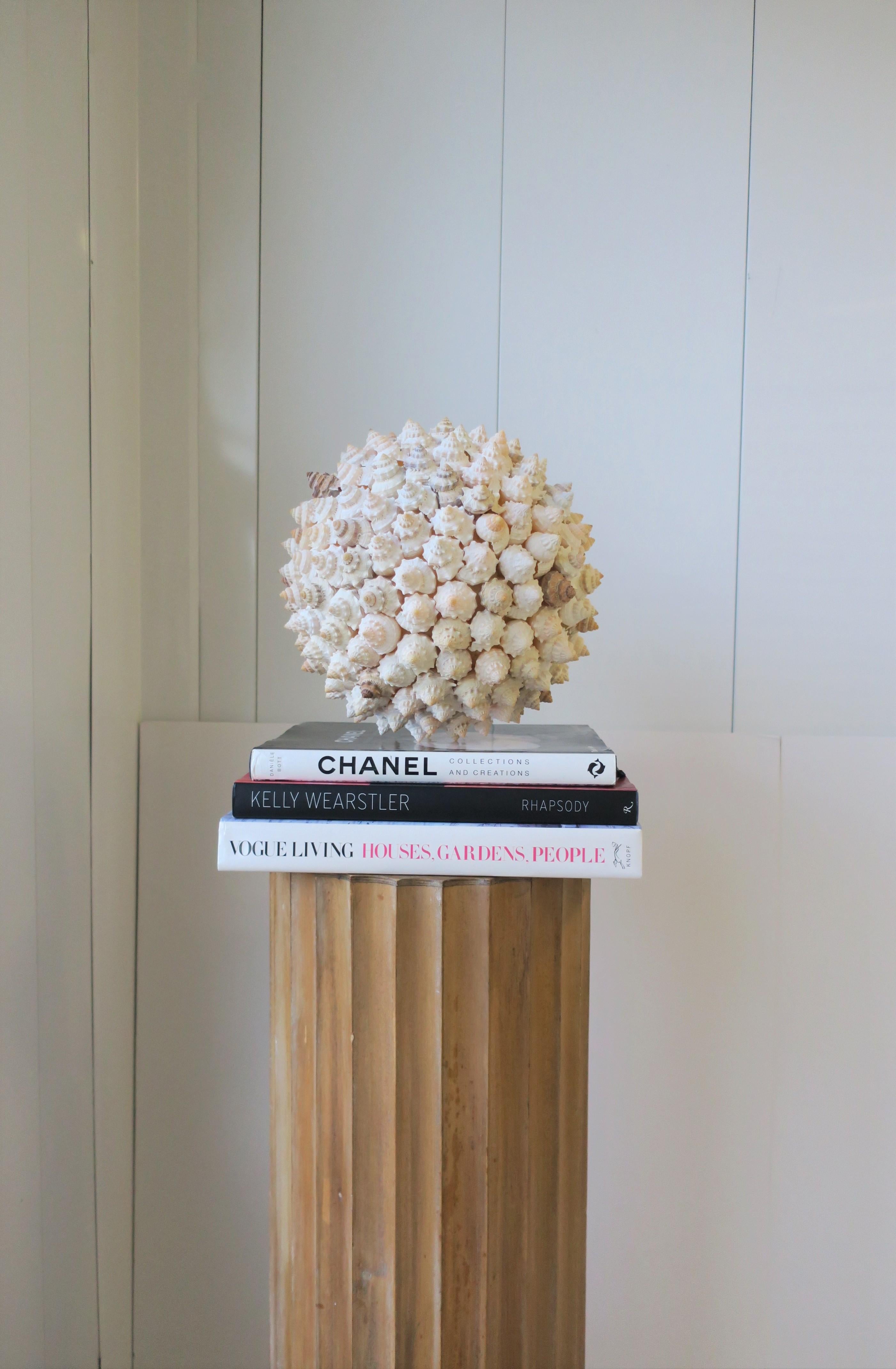 Seashell Sphere Ball Sculpture  8