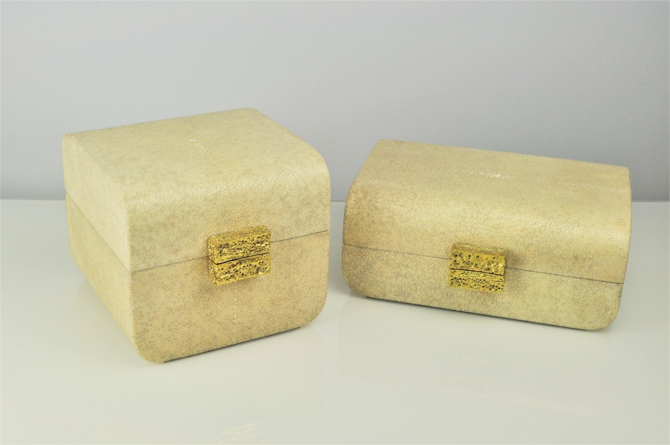 shagreen boxes