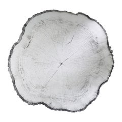 Natural-Shaped Arbo Dark Wood Edge Mirror L By Deknudt Mirrors