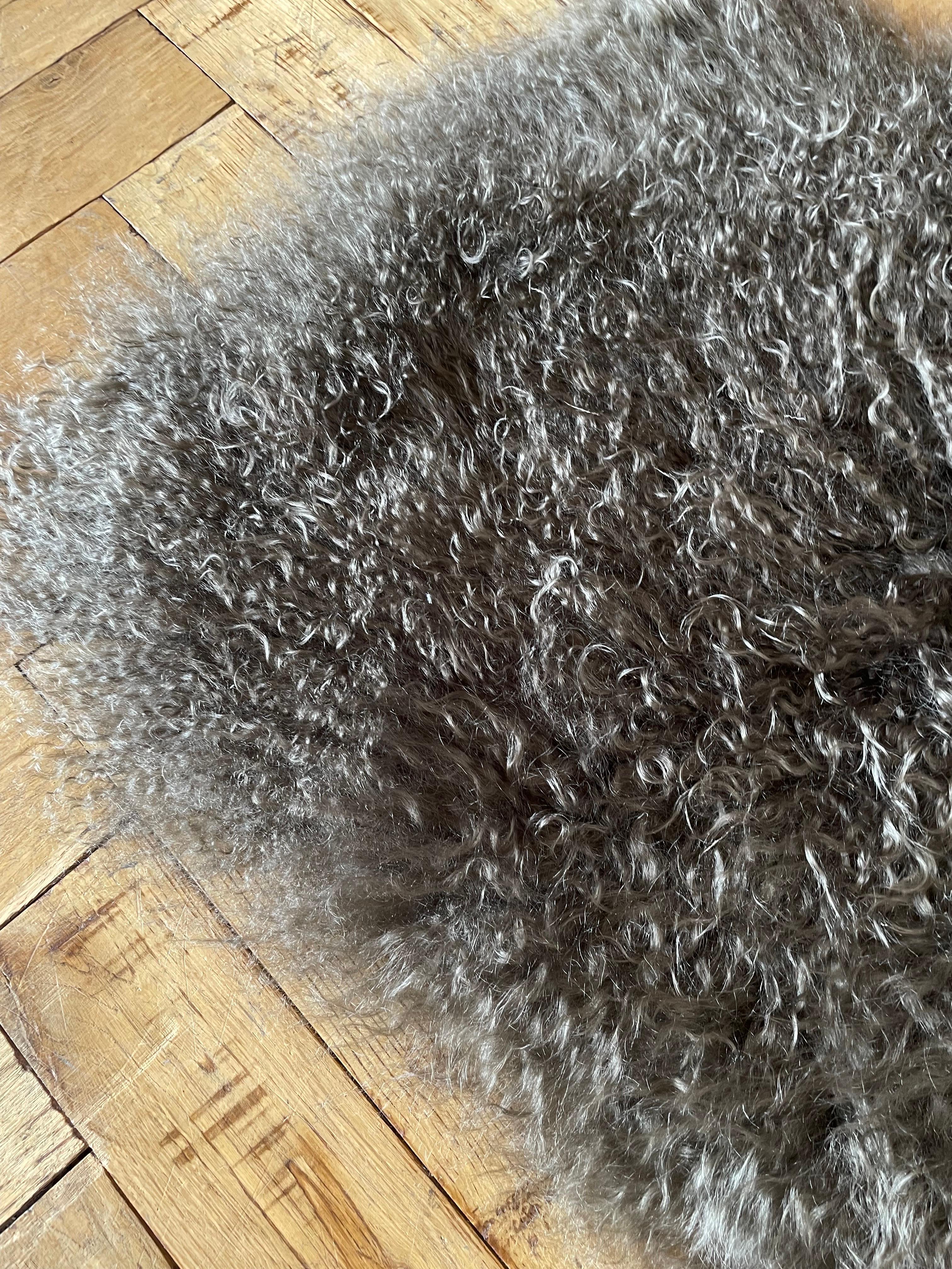 Natural Sheepskin Hide Rug or Throw For Sale 2