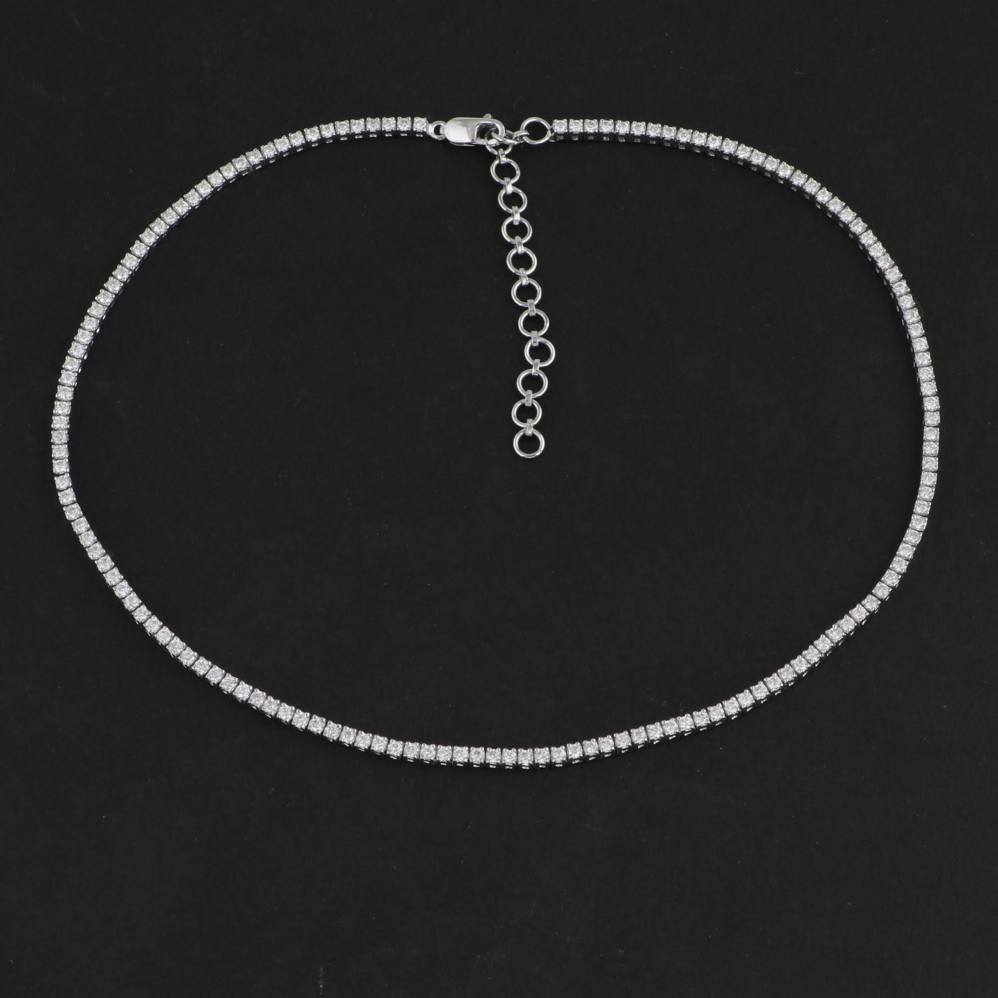 Cast from 14-karat gold, these exquisite necklace is handset with 2.50 carats of sparkling diamonds.

FOLLOW SPECTRUM JEWELS storefront to view the latest collection & exclusive pieces. Spectrum Jewels is proudly rated as a Top Seller on 1stdibs