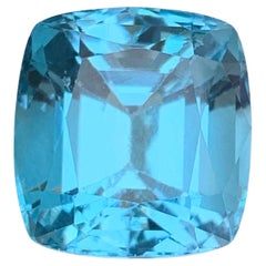Natural Sky Blue Swiss Topaz 15.13Ct Cushion Cut Loose Gemstone for Ring-Pendant