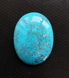 Natural Sleeping Beauty Turquoise Cabochons Big Size Gemstone From Arizona