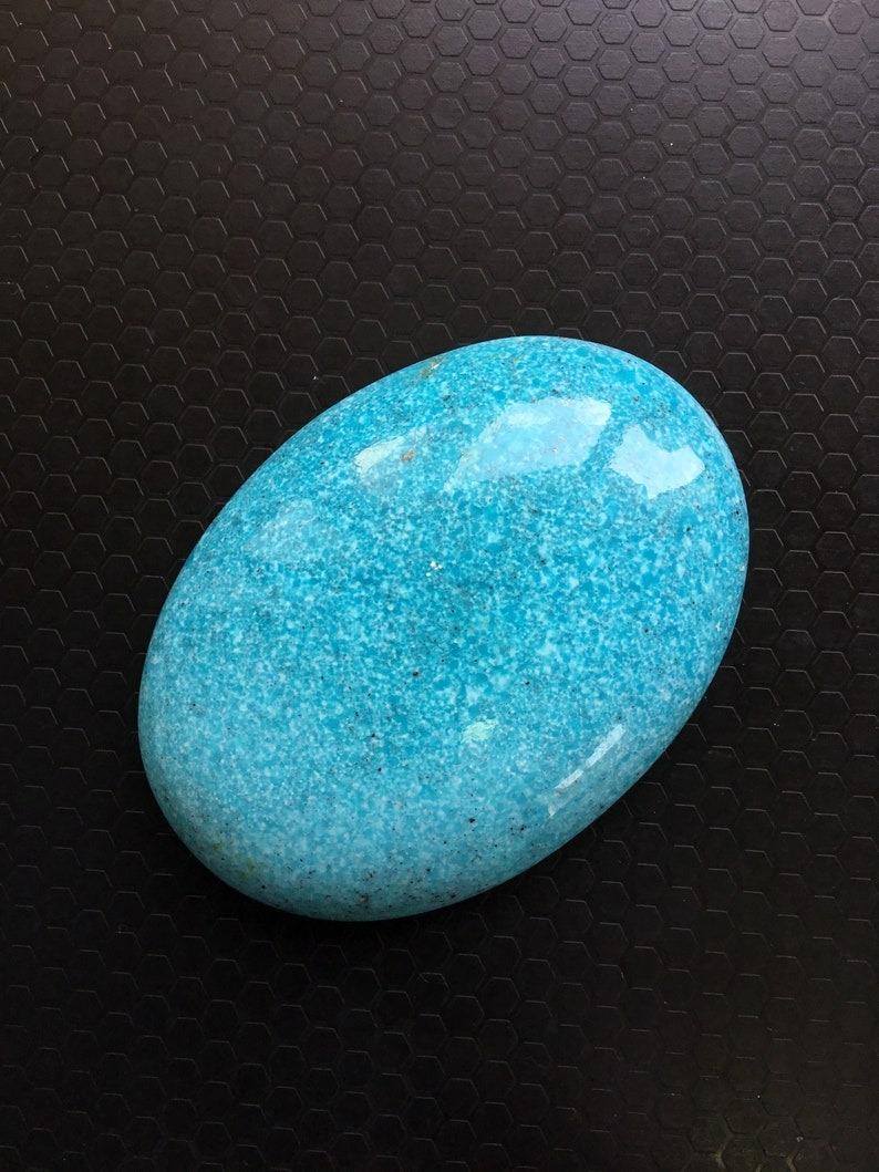 Oval Cut Natural Sleeping Beauty Turquoise Cabochons Big Size Gemstone from Arizona TZ For Sale