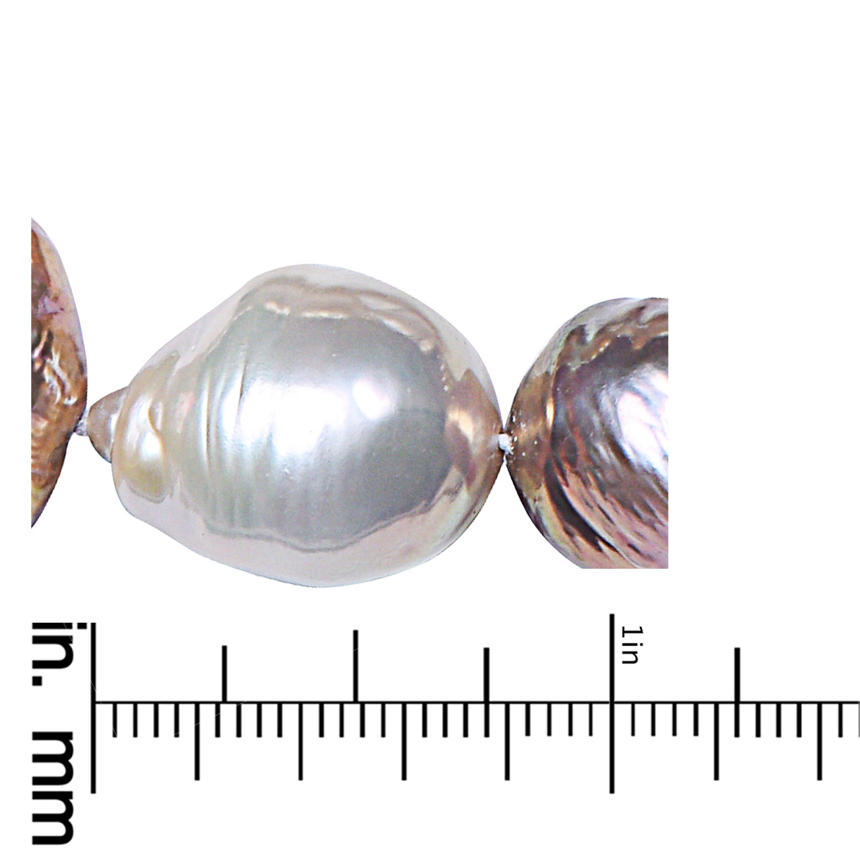 multicolor pearl necklace