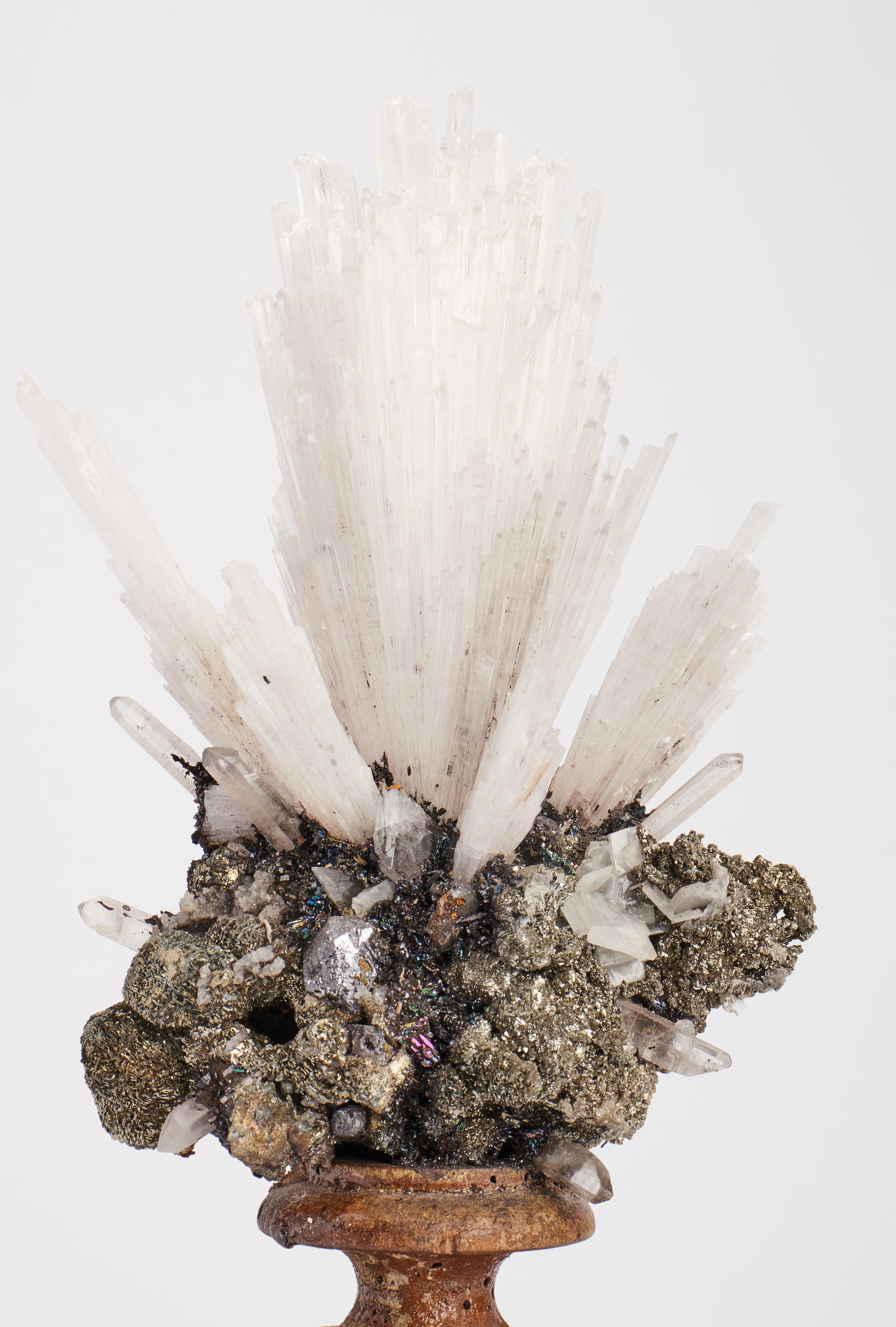 Natural Specimen, a Crystals of Colecite and Pyrite, Italy 1880 In Excellent Condition In Milan, IT