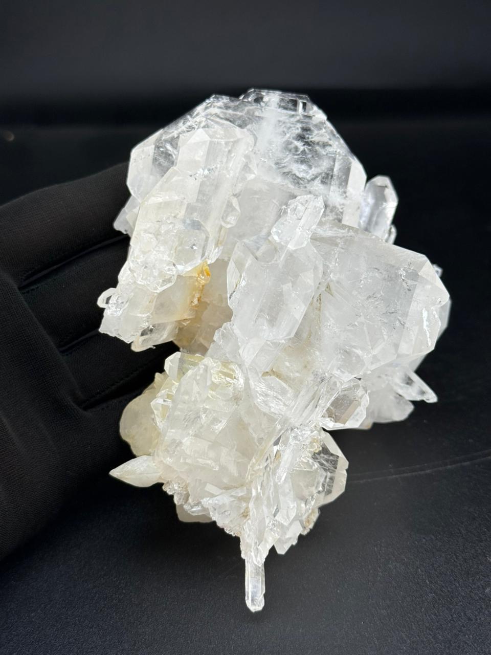 Natural Specimen Faden Quartz Cluster with Excellent Transparency from Pakistan For Sale 1