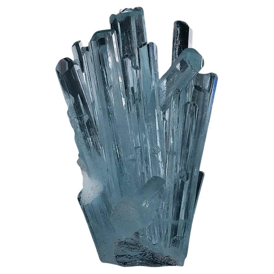 Natural Specimen Of Aquamarine Cluster From Pakistan For Sale