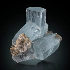 Natural Specimen Of Aquamarine with Muscovite From Pakistan