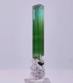 Natural Specimen Of Bi Color Tourmaline Crystal with Lepidolite From Afghanistan