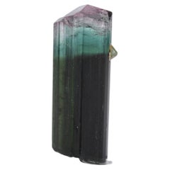 Natural Specimen Of Bicolor Tourmaline 8.5 Gram Crystal From Afghanistan