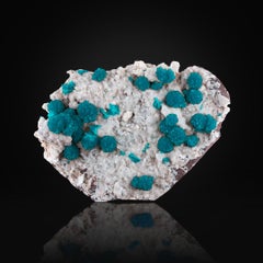 Natural Specimen Of Blue Cavansite Crystals On Matrix From India