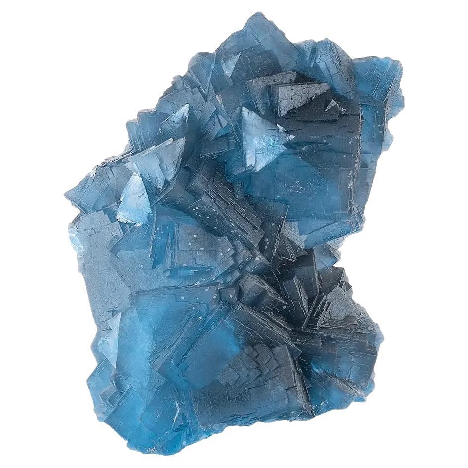 Natural Specimen Of Blue Fluorite Crystals From Pakistan