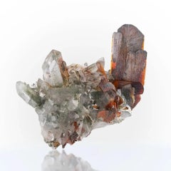 Natural Specimen Of Brookite On Chlorite Quartz From Pakistan