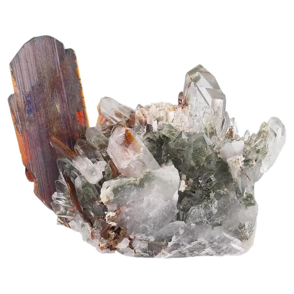 Natural Specimen Of Brookite On Chlorite Quartz From Pakistan For Sale