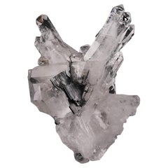 Natural Specimen Of Brookite On Quartz Crystals From Pakistan