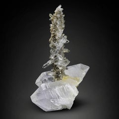 Natürliche Probe von Chlorit Quarzkristalle aus Pakistan