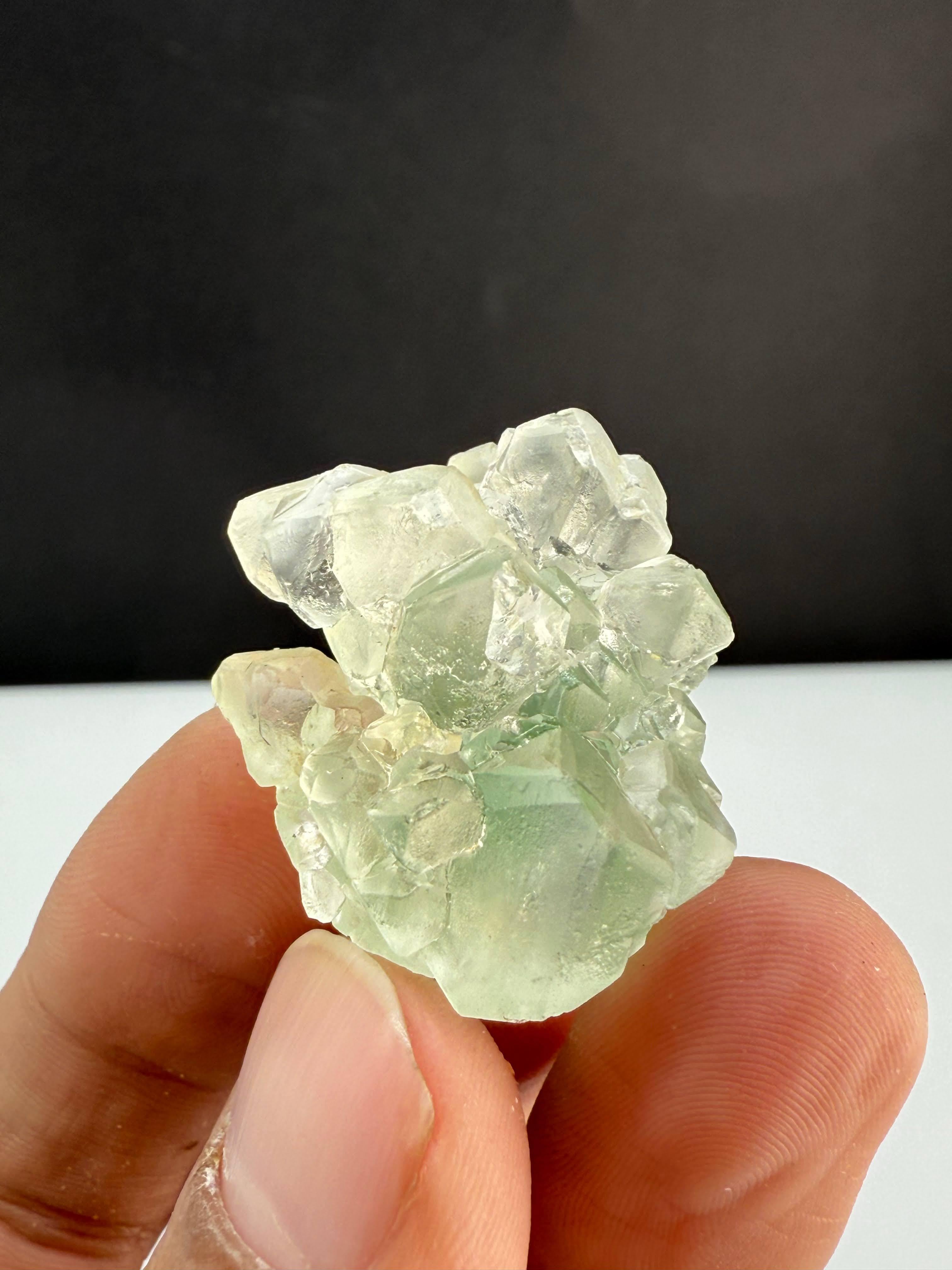 Rock Crystal Natural Specimen Of Fluorite Cluster From Pakistan For Sale
