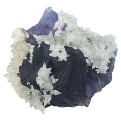 Natural Specimen Of Fluorite With Calcite From Pakistan