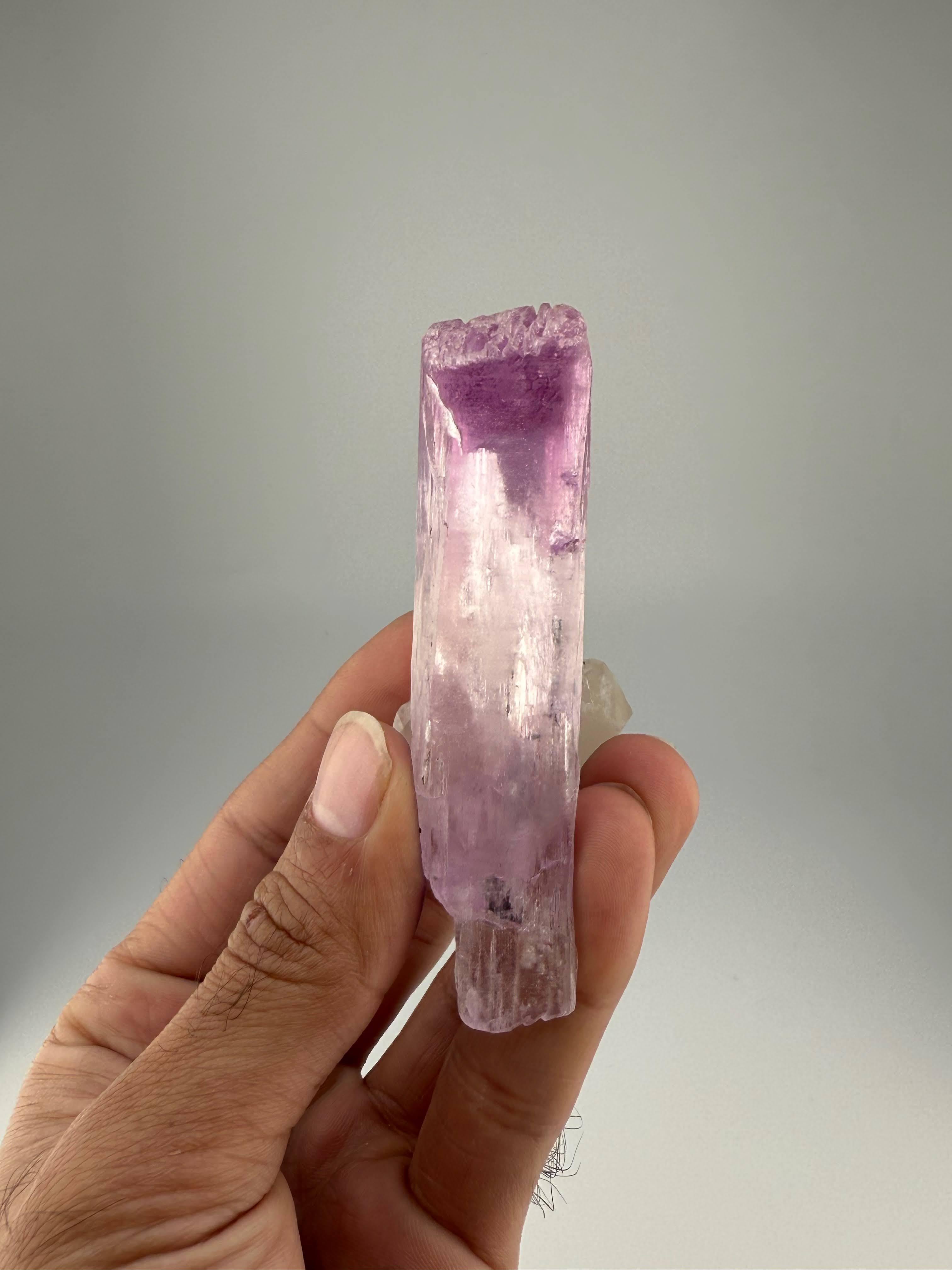 Natural Specimen Of Kunzite With Tourmaline Crystals From Afghanistan For Sale 1