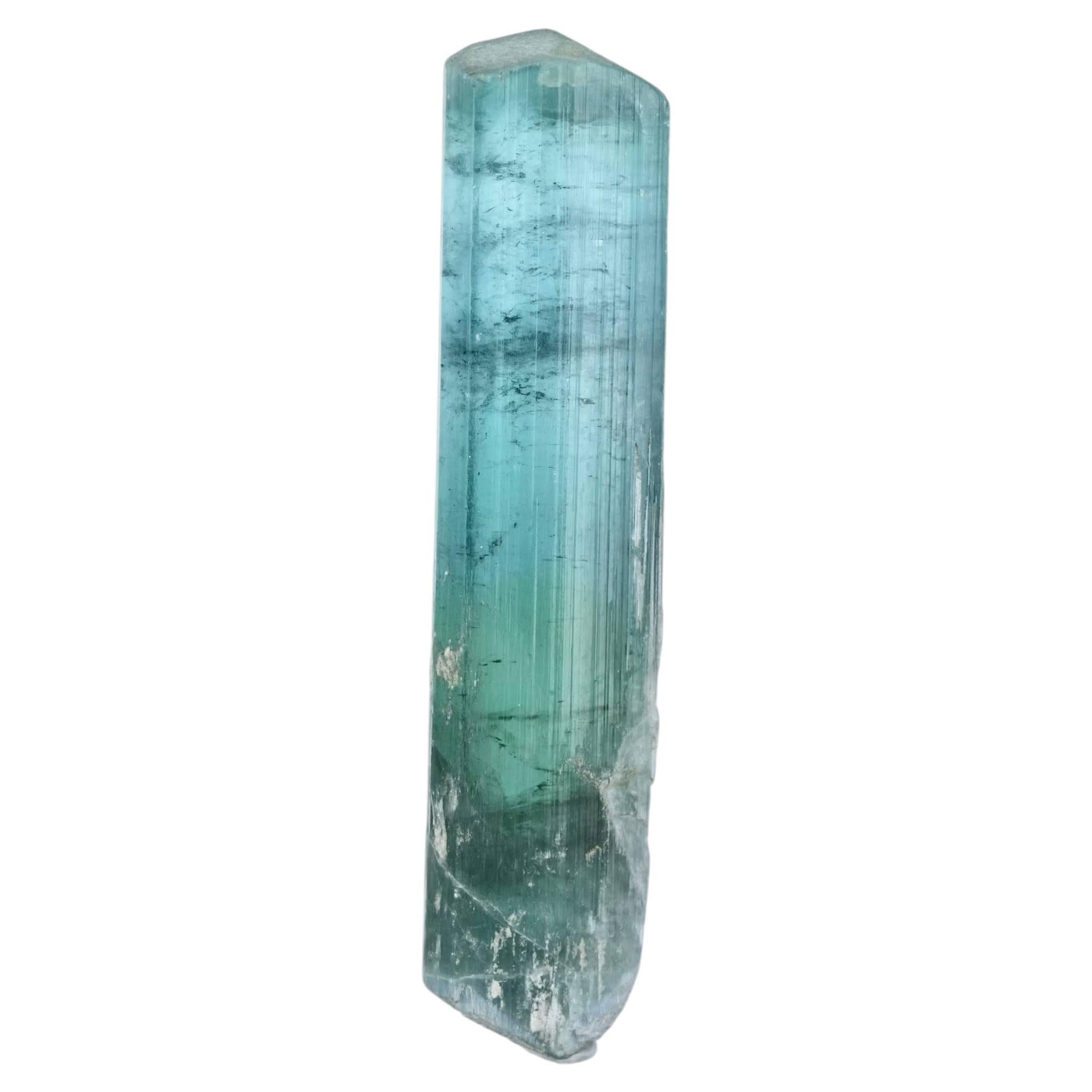 Natural Specimen Of Long Indicolite Tourmaline Crystal From Pakistan For Sale