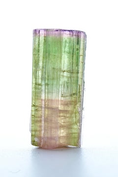 Spécimen naturel de cristal de tourmaline multicolore provenant d'Afghanistan