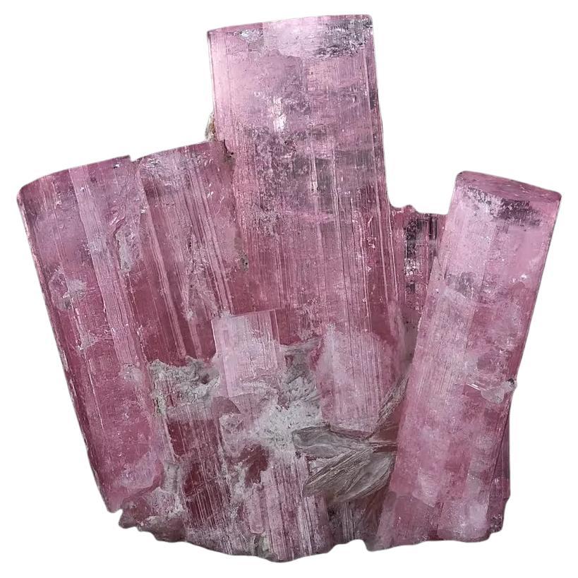 Natural Specimen Of Pink Tourmaline Cluster From Afghanistan For Sale