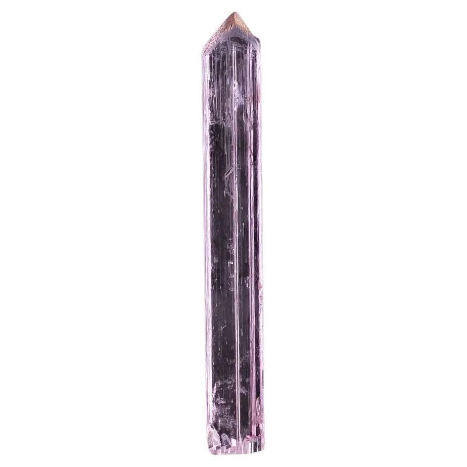 Natural Specimen Of Purple Kunzite Single Crystal From Afghanistan