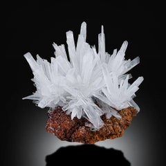 Natural Specimen Of Rare Aragonite on Lemonite From Pakistan