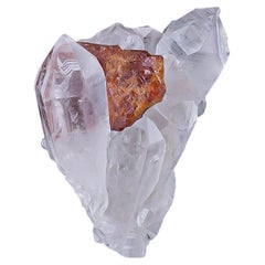 Natural Specimen Of Rare Scheelite on Quartz Crystals From Pakistan