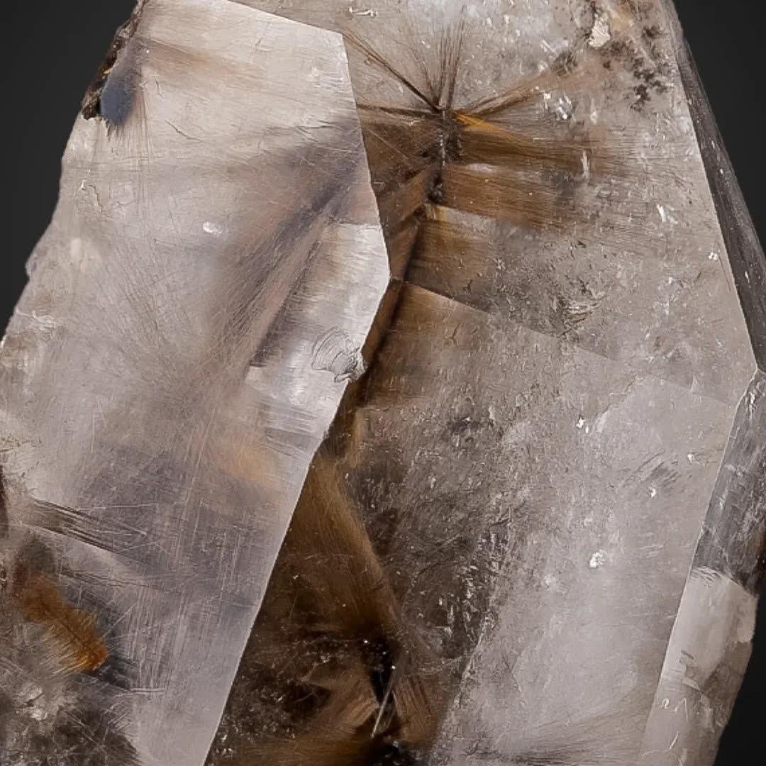 Adam Style Natural Specimen Of Rutile Quartz Crystals On Matrix From Pakistan For Sale