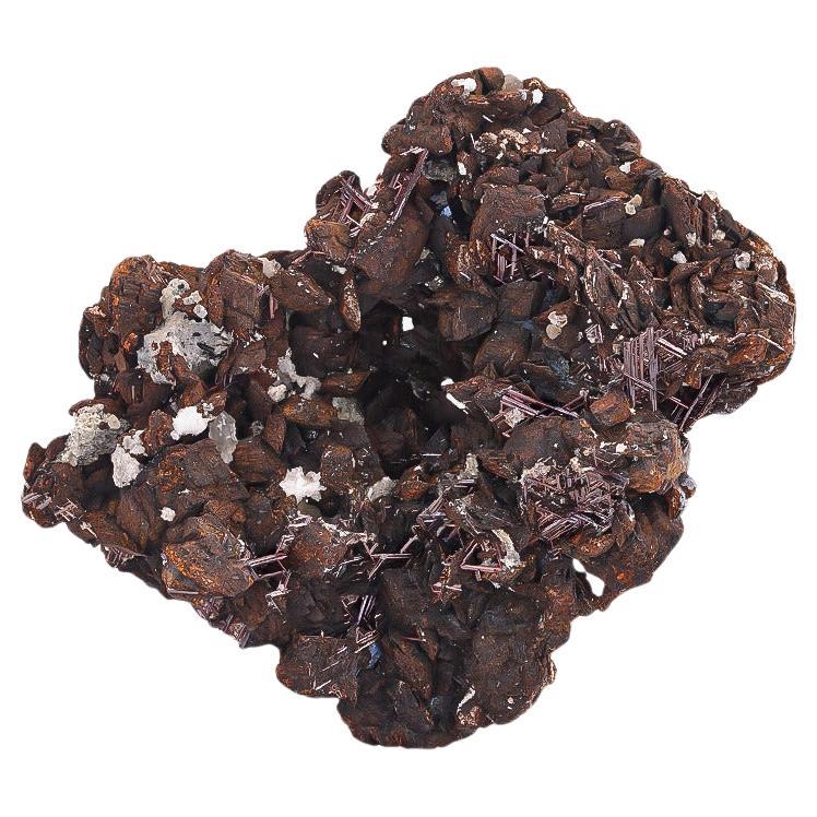 Natural Specimen Of Siderite Crystals With Sagenite From Pakistan