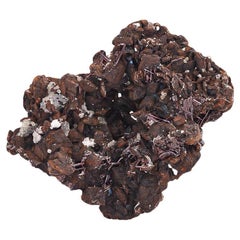 Natural Specimen Of Siderite Crystals With Sagenite From Pakistan