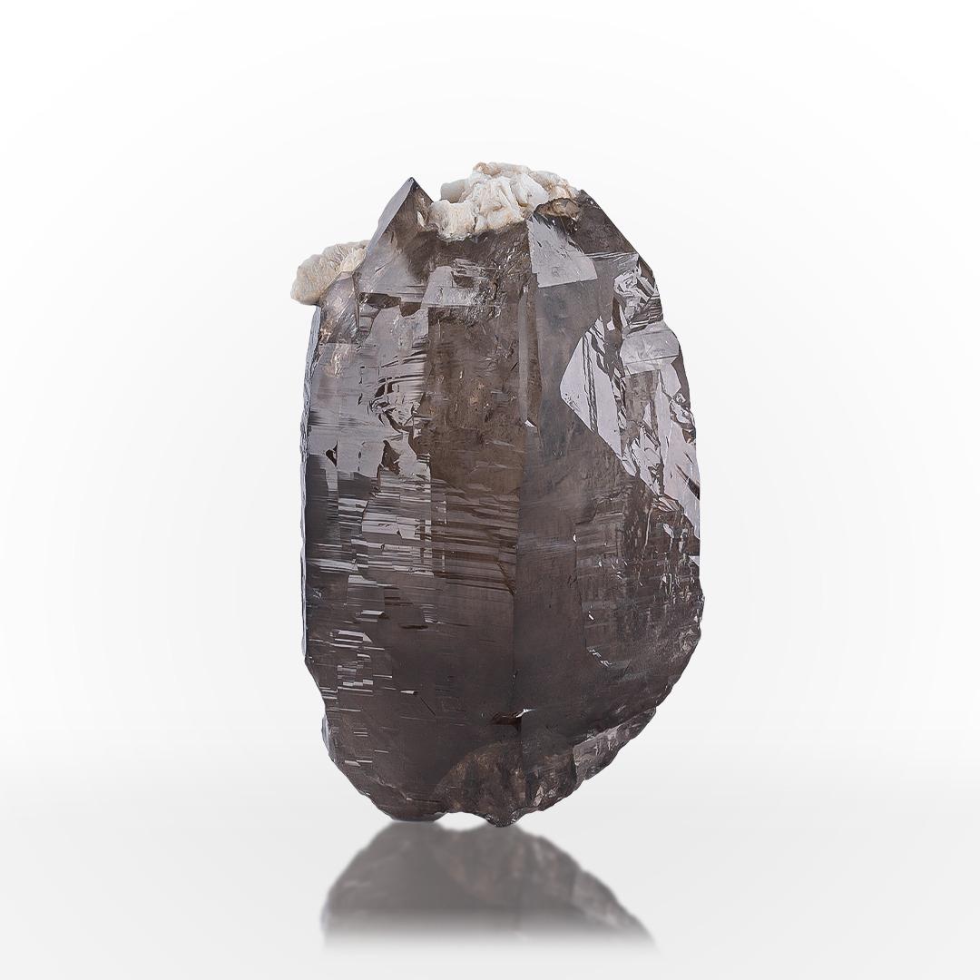 Art Déco Natural Specimen Of Smoky Quartz Crystal From Pakistan in vendita