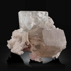 Ejemplar natural de topacio con turmalina procedente de Afganistán