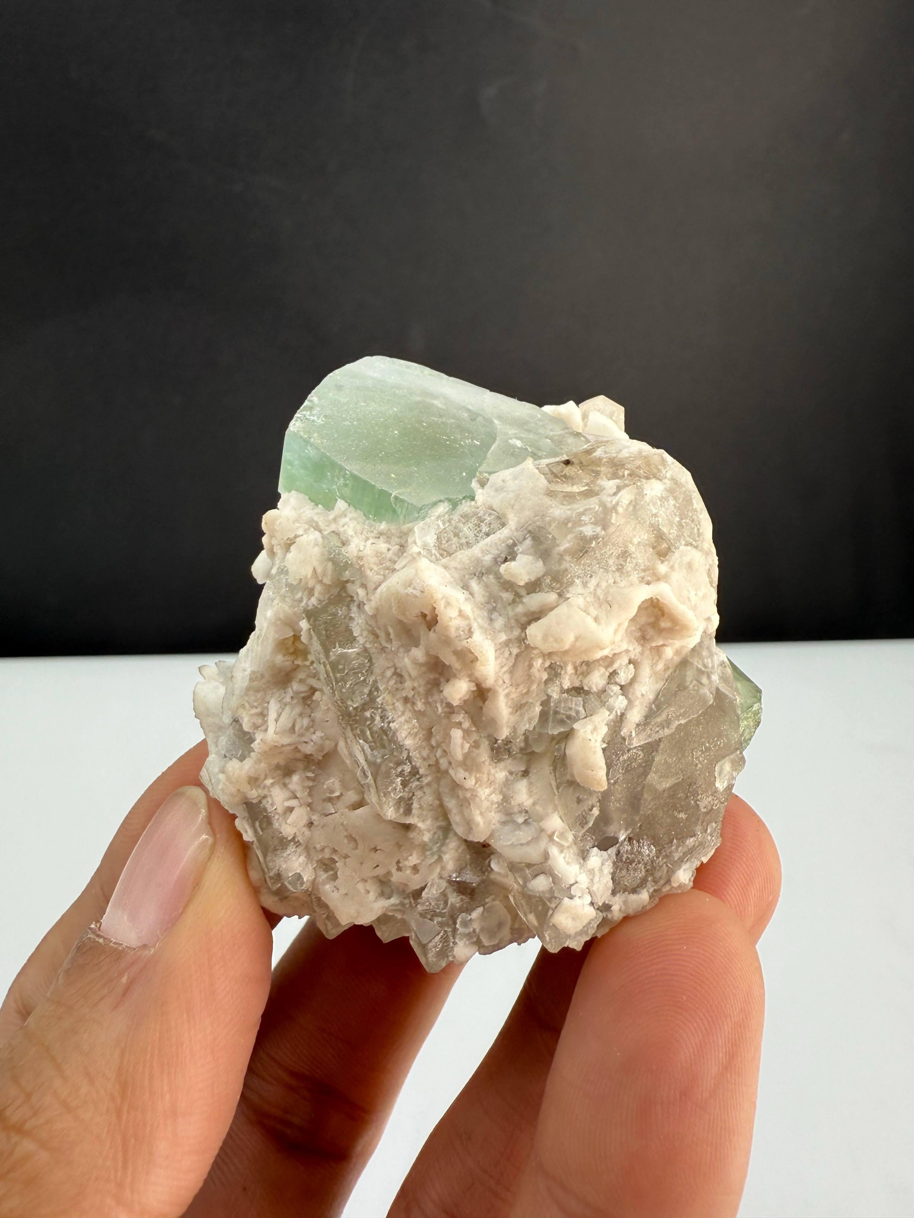 Natural Specimen Of Tourmaline Crystals On Smoky Quartz From Afghanistan For Sale 1