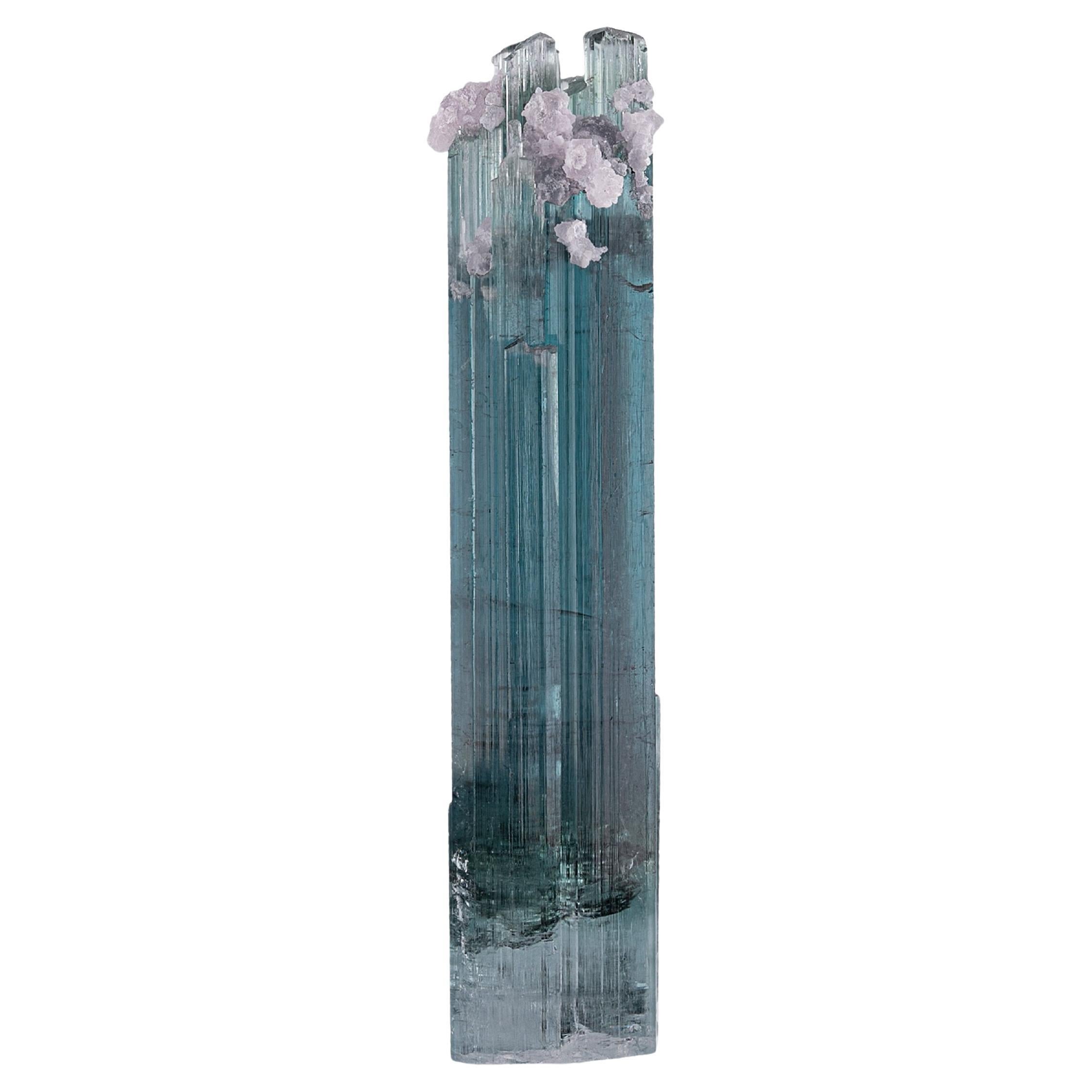 Natural Specimen Of Tourmaline with Lepidolite From Afghanistan