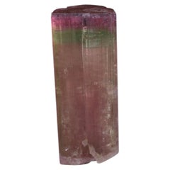 Spécimen naturel de tourmaline tricolore, cristal de 13 grammes provenant d'Afghanistan