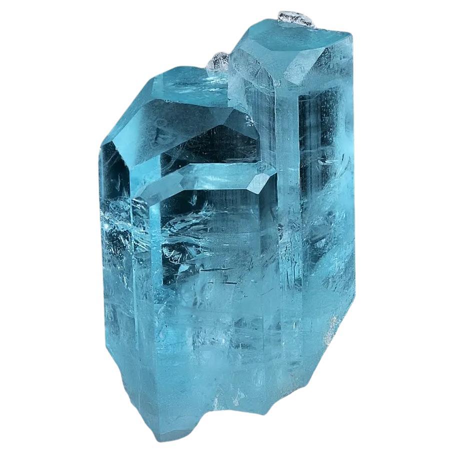 Natural Specimen Of Vibrant Blue Aquamarine Crystal From Pakistan
